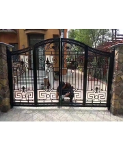 Wrought iron gates