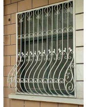 Wrought iron window