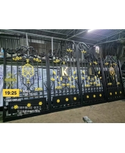 Wrought iron gates