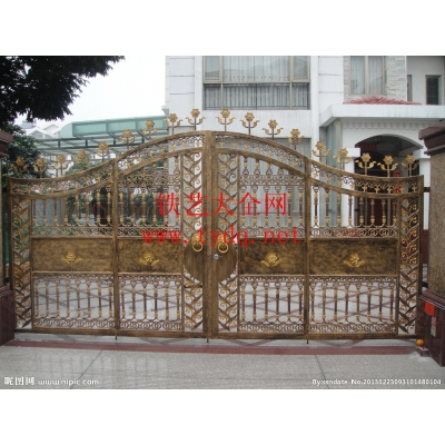 Wrought iron gates