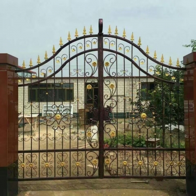 Wrought iron gates