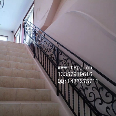 Iron art stair handrails